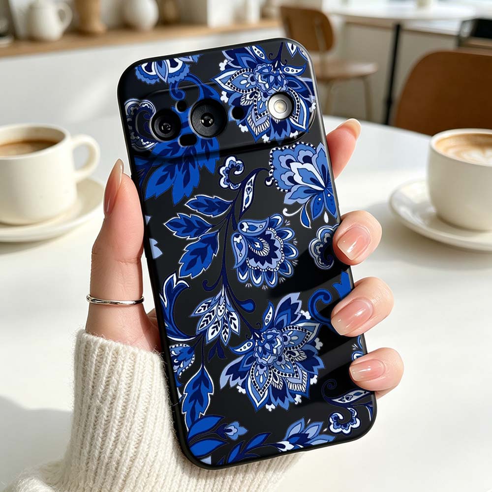 Penutup Silikon Pola Bunga Des - Vintage Floral Pattern Soft Case ulasan dan harga