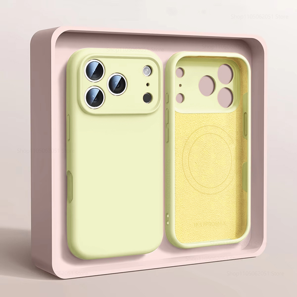 Casing Ponsel Magnetik Magsafe - Liquid Silicone Magnetic Phone Case ulasan dan harga