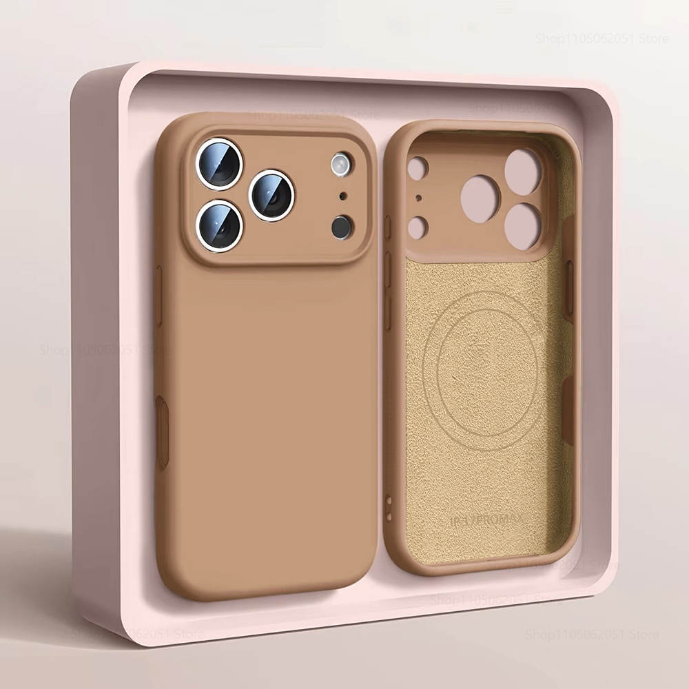Casing Ponsel Magnetik Magsafe - Liquid Silicone Magnetic Phone Case ulasan dan harga