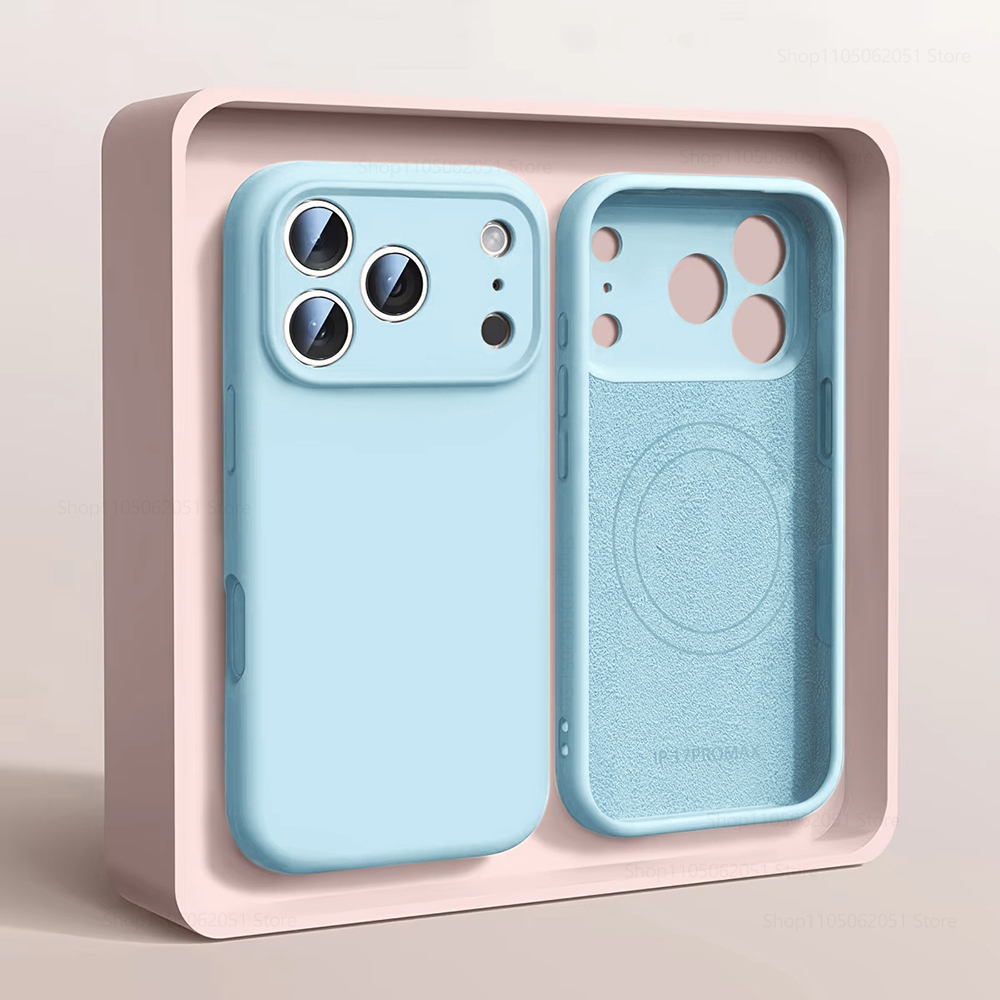 Casing Ponsel Magnetik Magsafe - Liquid Silicone Magnetic Phone Case ulasan dan harga