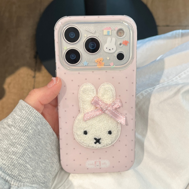 Casing HP Miffy Lucu Kartun Im - Cute Cartoon Wrist Strap Silicone Case ulasan dan harga