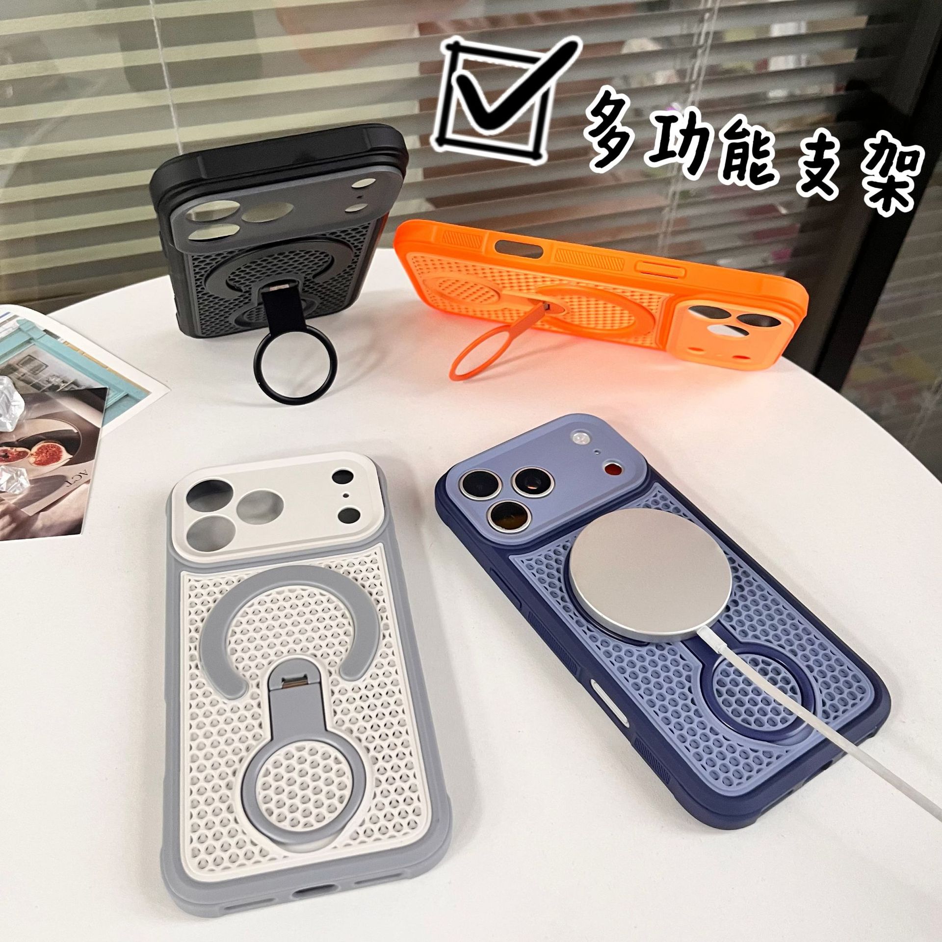 360 °   Casing ponsel berbahan - Heat Dissipation Mesh Breathable Case ulasan dan harga