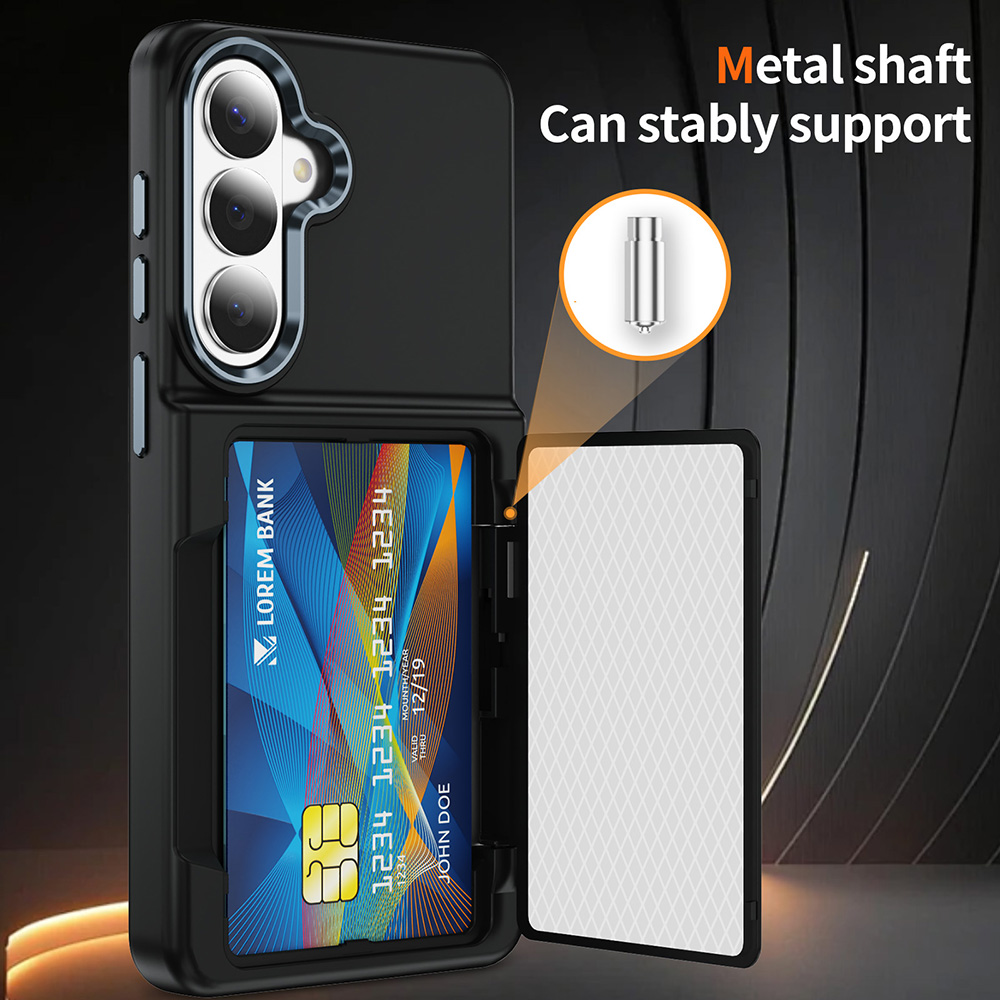 Casing Ponsel dengan Tempat Ka - Leather Wallet Card Holder Phone Cover ulasan dan harga